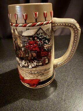 Vtg 1986 Cermarte Anheuser Busch B Series Limited Edition Beer Stein Budweiser
